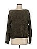 Stella 100% Polyester Green Brown Pullover Sweater Size 8 - photo 1