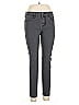 Elle Solid Gray Jeans Size 10 - photo 1