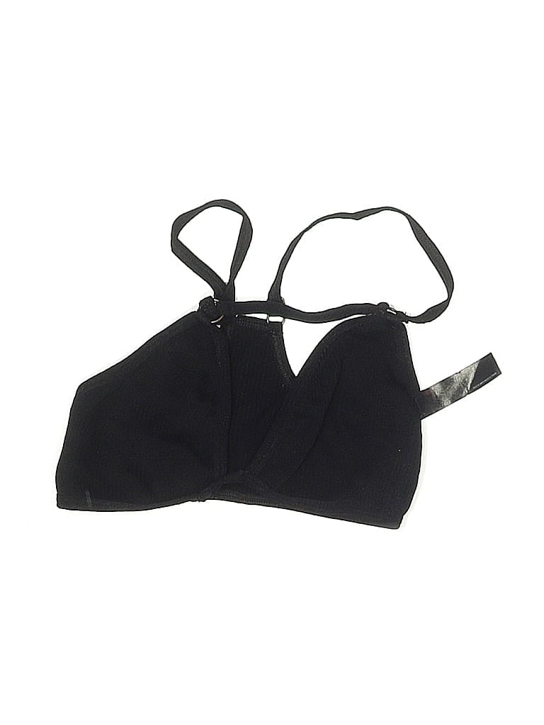 Pre-owned Out From Under Swimsuit Top Black Swimwear