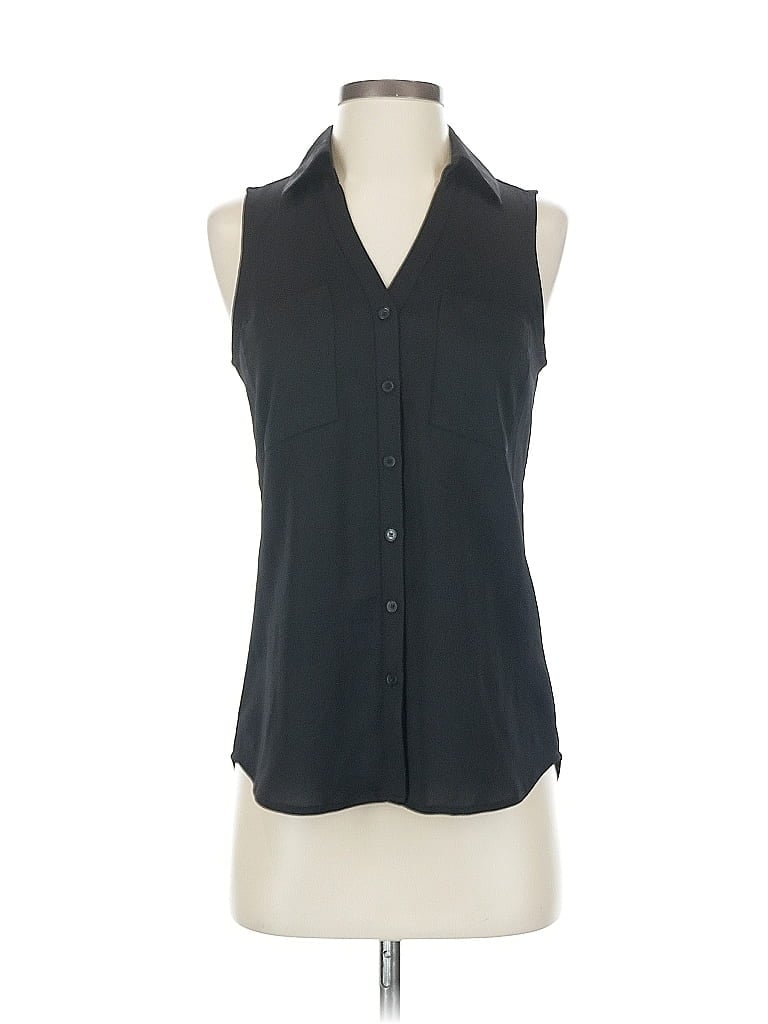 Pre-owned Express Sleeveless T-shirt In Black