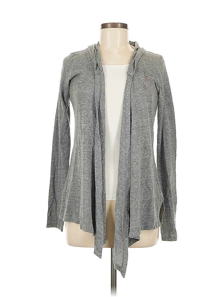 Pre-owned Assorted Brands Cardigan Sweater In Gray