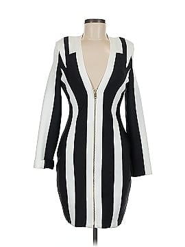 Karen Millen::ハイネックドラマスリーブドレス:UK4[RESALE] Lydia Millen Pleat Crinkle High Neck Drama Sleeve Woven