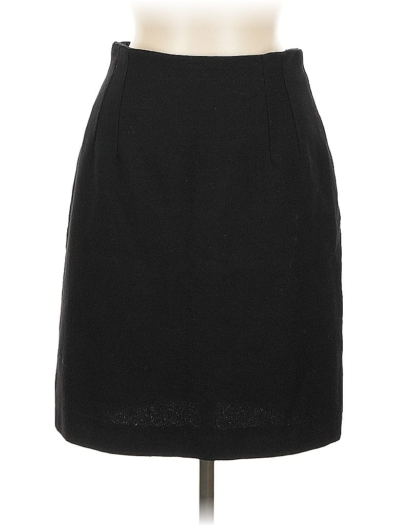 Pre-owned Giorgio Sant'angelo Wool Skirt In Black