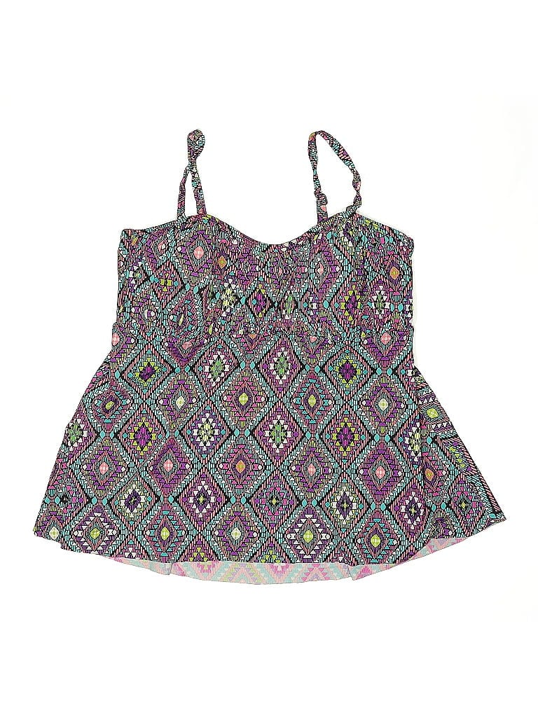 Pre-owned Assorted Brands Swimsuit Top Purple Swimwear