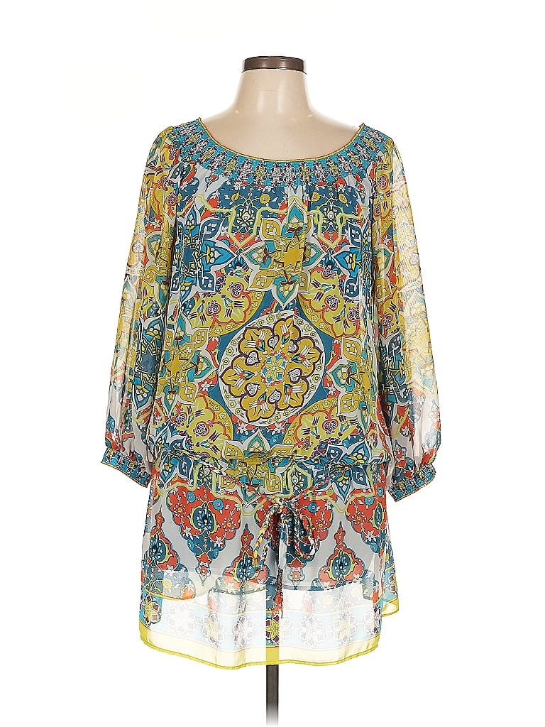 Pre-owned Nicole By Nicole Miller Casual Dress In Yellow