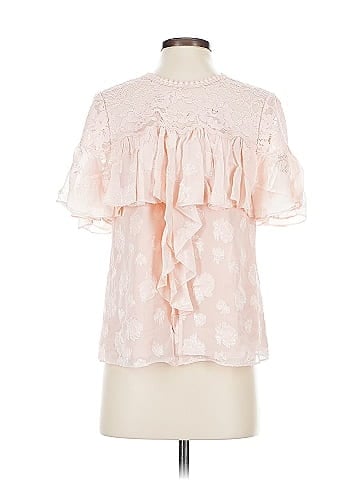 Rebecca Taylor Short Sleeve Silk Top (view 2)