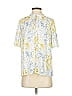 Current Air 100% Polyester Yellow Short Sleeve Blouse Size XS - photo 1