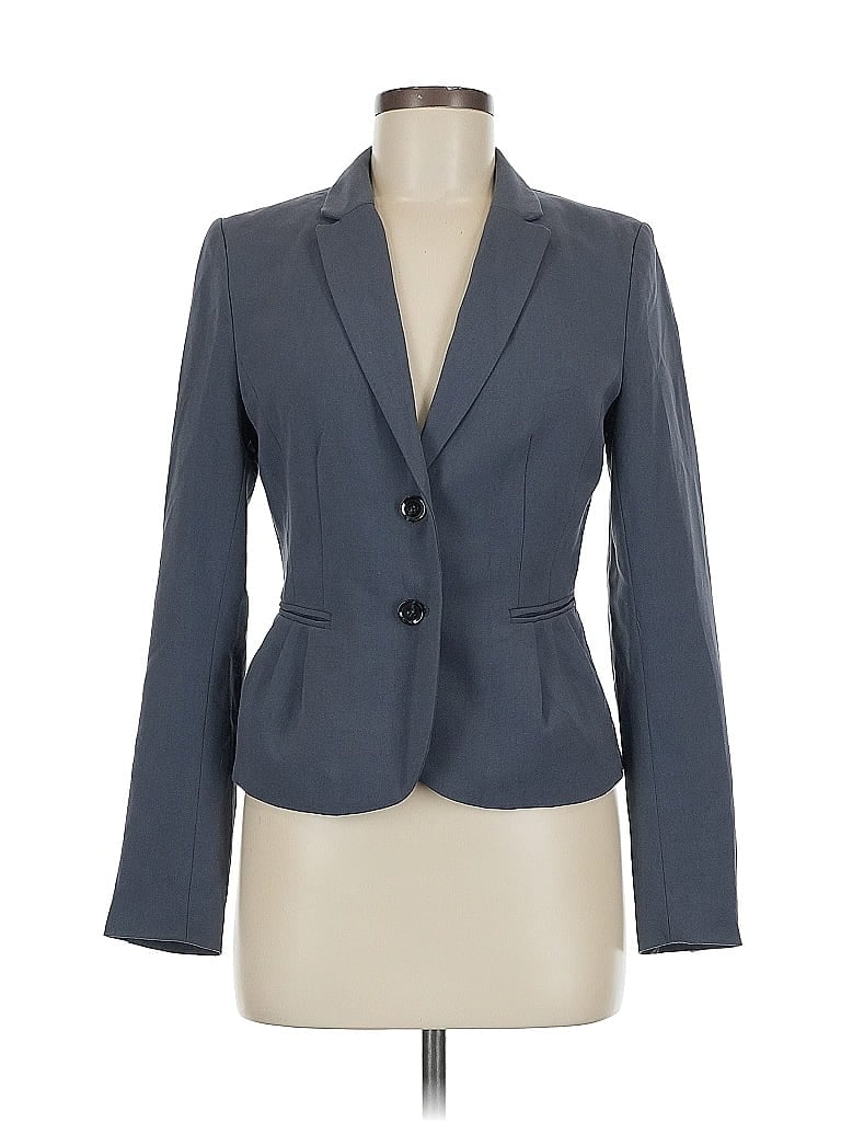 Pre-owned H&m Blazer Jacket In Gray