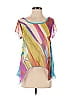 Uno Core 100% Polyester Pink Short Sleeve Blouse Size S - photo 1