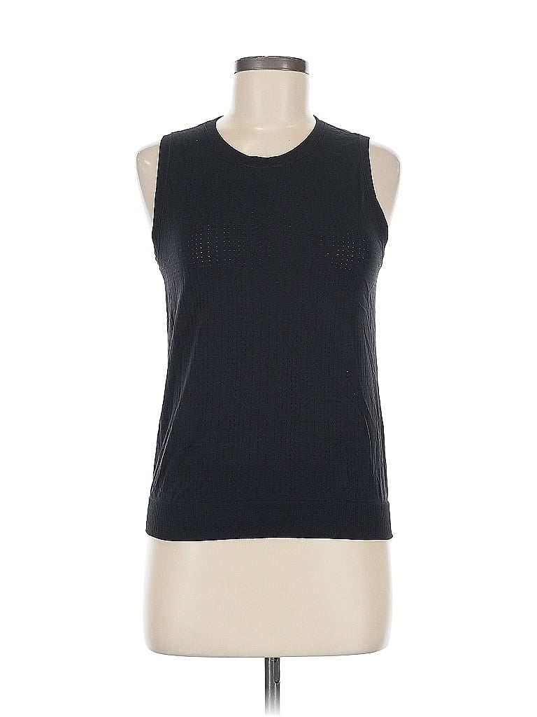 Pre-owned Unbranded Sleeveless T-shirt In Black