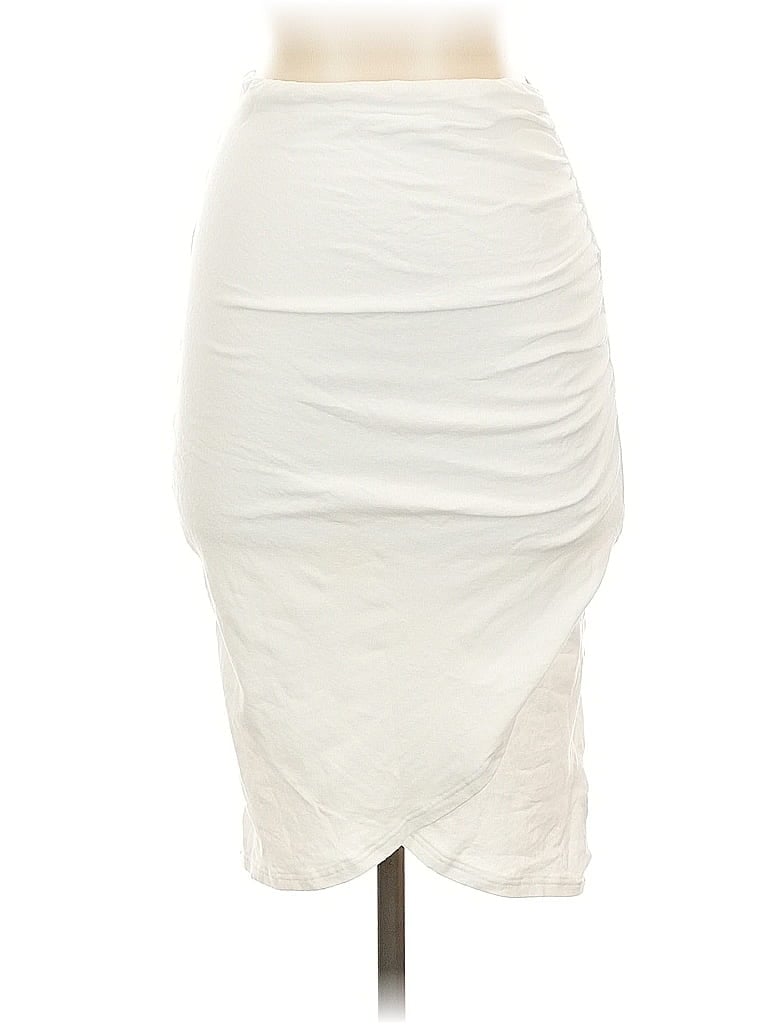 Pre-owned James Perse Casual Skirt In White