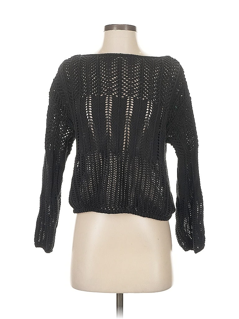 Pre-owned Mng Cardigan Sweater In Black
