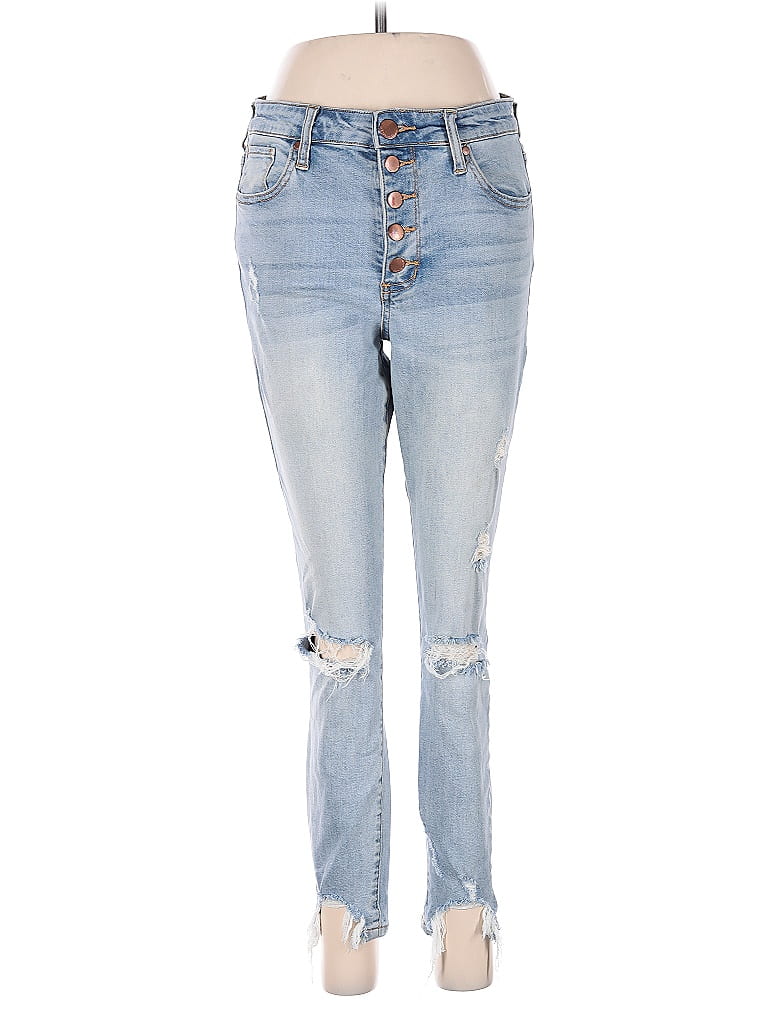 Pre-owned See Thru Soul Jeans In Blue