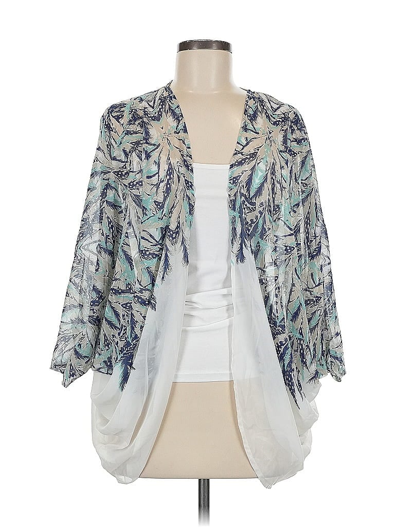 Pre-owned Charming Charlie Kimono In Blue