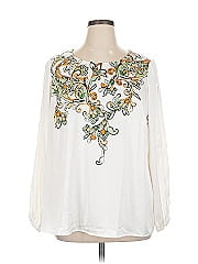 Jm Collection 3/4 Sleeve Blouse