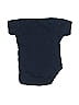Rabbit Skins 100% Cotton Blue Short Sleeve Onesie 3-6 MO / 6 MO - photo 2