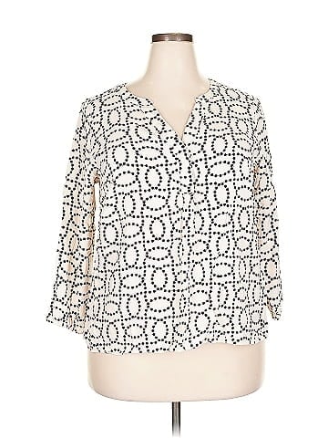 Philosophy Republic Clothing 3/4 Sleeve Blouse (view 1)