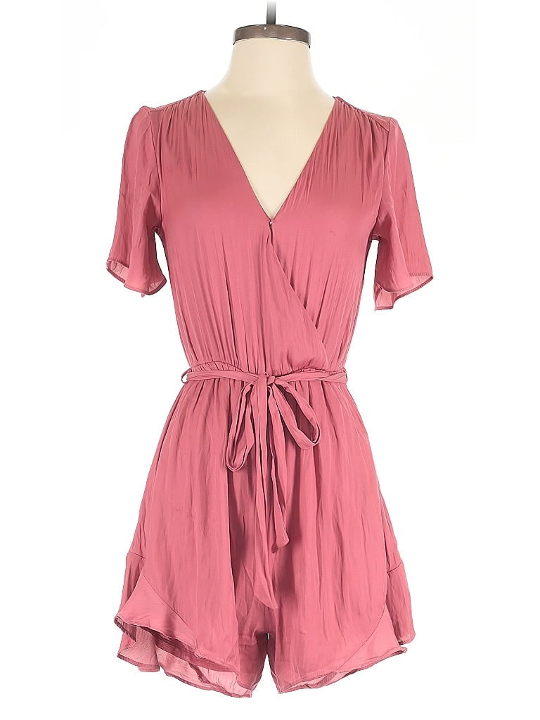 ASTR Pre-owned Romper In Pink