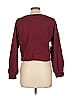 Bershka Burgundy Sweatshirt Size L - photo 2