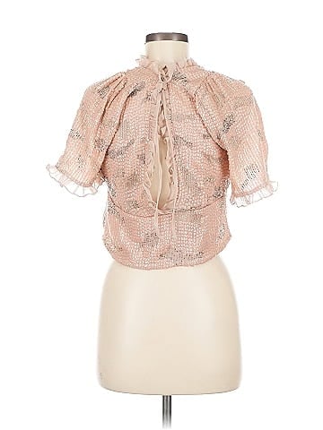 Forever That Girl for Anthropologie Short Sleeve Blouse (view 2)