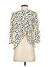 Dolce Vita 100% Polyester Polka Dots Ivory 3/4 Sleeve Blouse Size XS - photo 2
