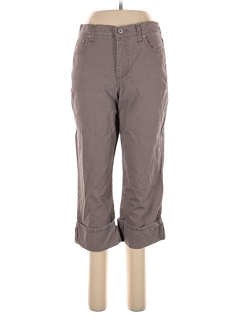 Pre-owned Gloria Vanderbilt Khaki Pant In Brown