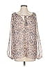 CAbi 100% Polyester Ivory 3/4 Sleeve Blouse Size S - photo 1