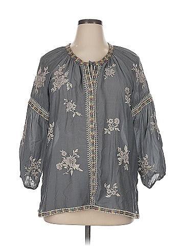 Johnny Was 3/4 Sleeve Blouse (view 1)