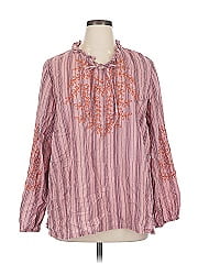 Logo By Lori Goldstein Long Sleeve Blouse