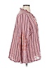 LOGO by Lori Goldstein 100% Cotton Pink Long Sleeve Blouse Size XL - photo 3