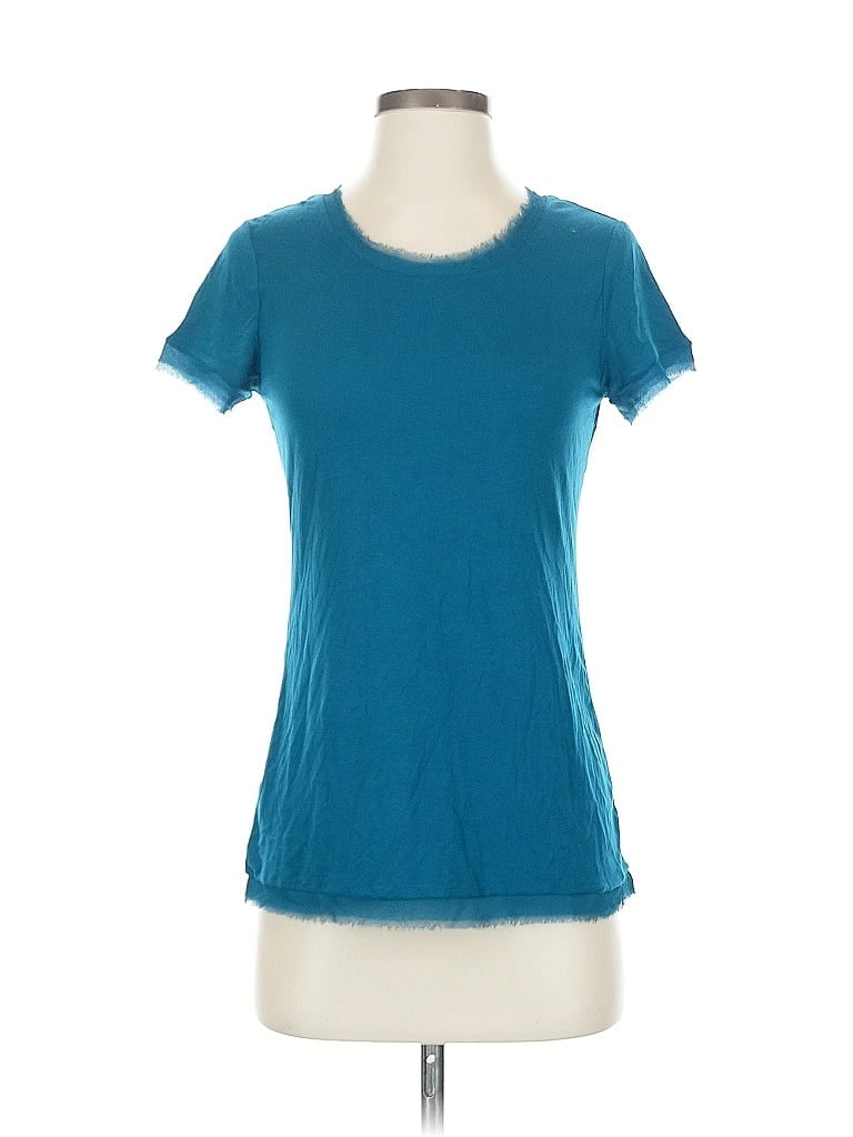 Pre-owned Ann Taylor Active T-shirt In Blue