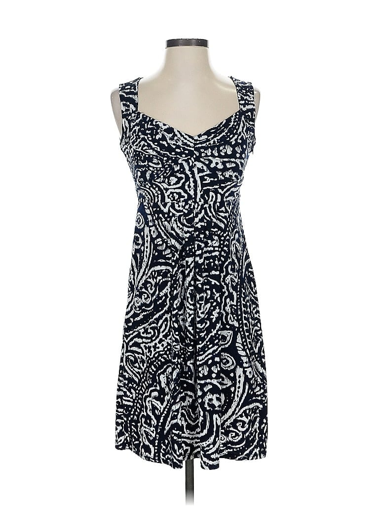 Pre-owned Ann Taylor Loft Casual Dress In Blue