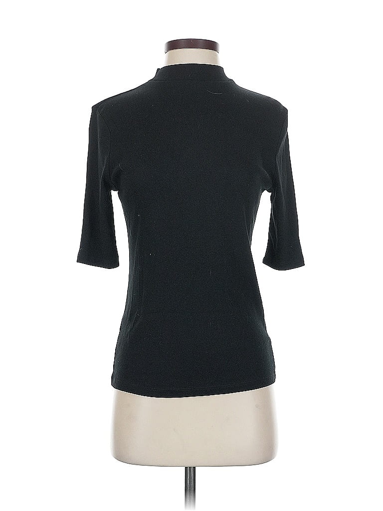 Pre-owned A New Day Short Sleeve Turtleneck In Black
