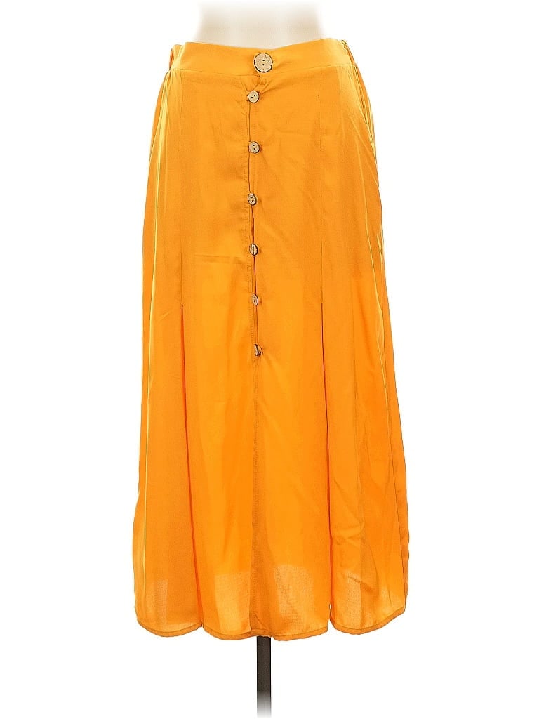 Pre-owned Haute Monde Casual Skirt In Orange