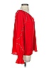Vince Camuto 100% Polyester Red Long Sleeve Blouse Size S - photo 4