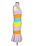 Tanya Taylor Color Block Purple Cocktail Dress Size XS - photo 3