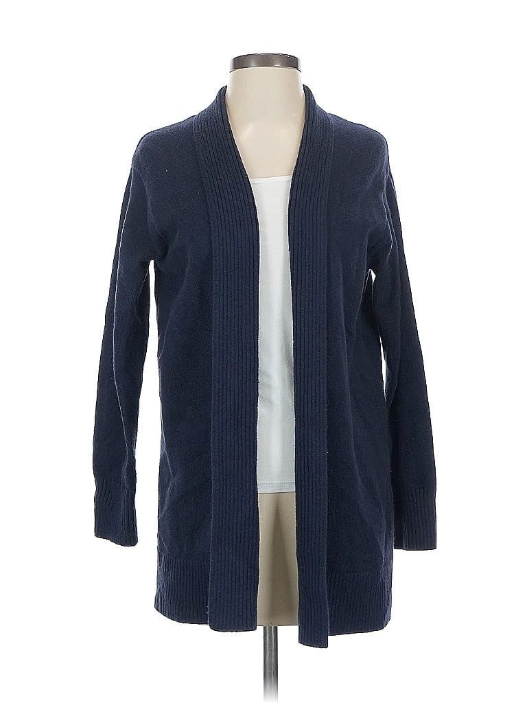 Pre-owned Banana Republic Factory Store Cardigan Sweater In Blue