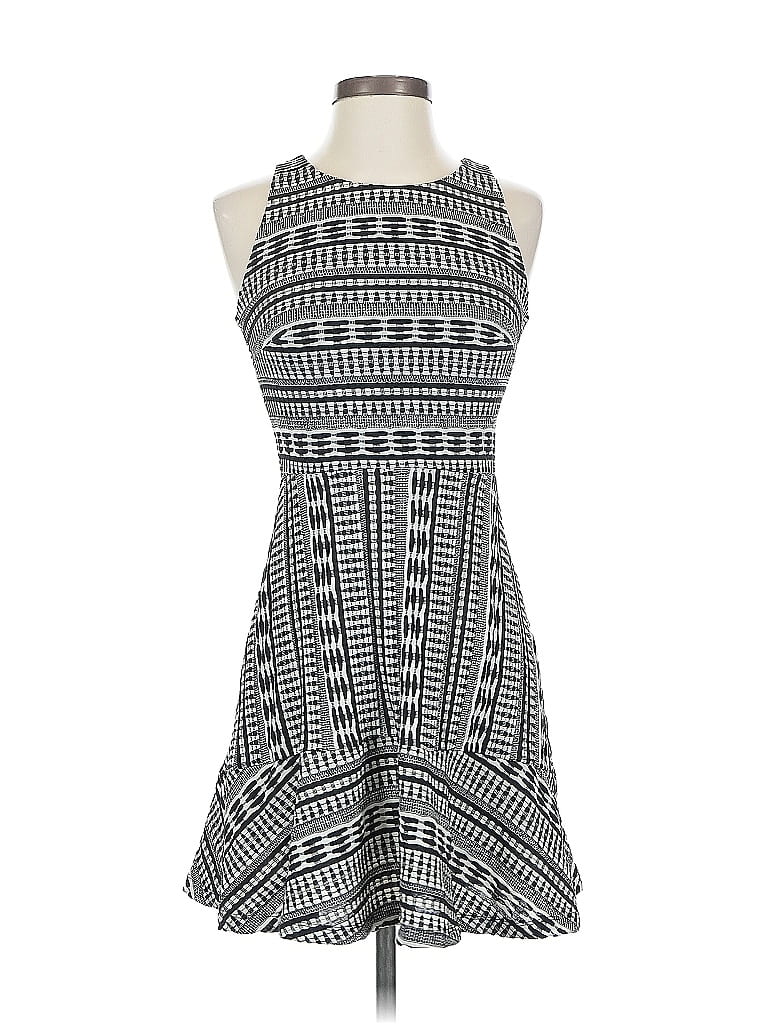 Pre-owned Ann Taylor Loft Casual Dress In White