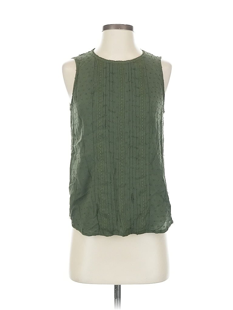 GAP Pre-owned Sleeveless Blouse In Green