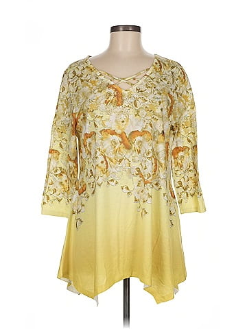 One World 3/4 Sleeve Blouse (view 1)