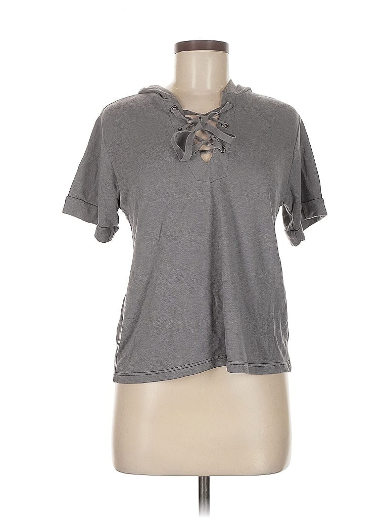 GINGER G Pre-owned Short Sleeve T-shirt In Gray