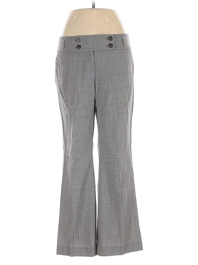 Pre-owned Ann Taylor Loft Wool Pants In Gray