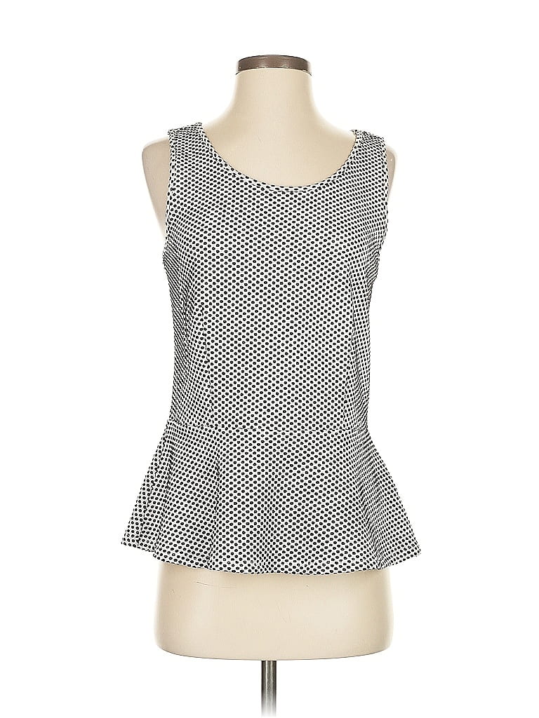 Pre-owned Ann Taylor Factory Sleeveless Top Gray Square Neckline Tops