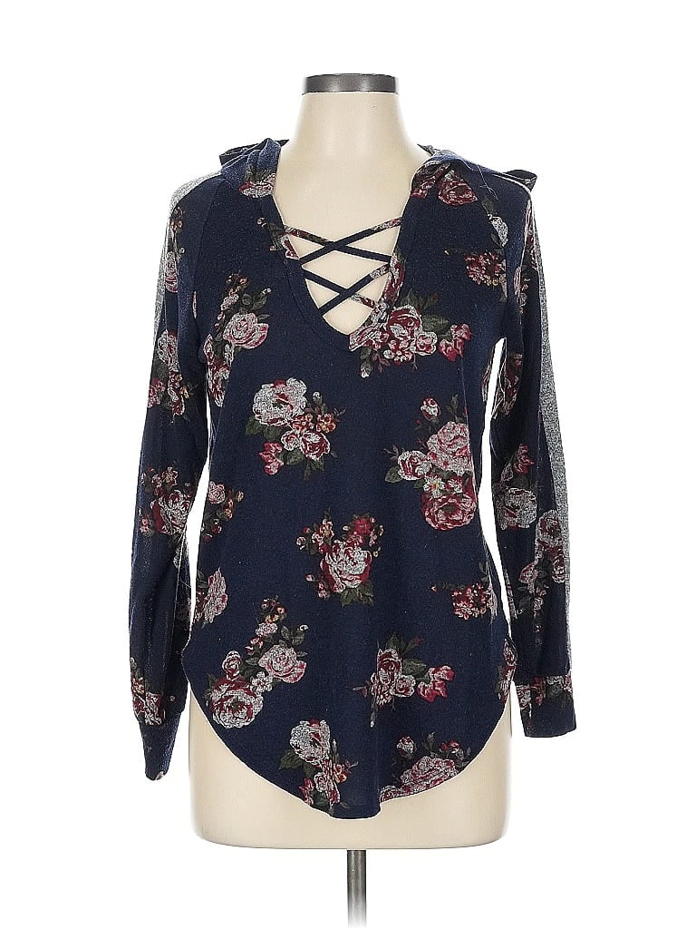 Pre-owned Almost Famous Pullover Sweater In Blue