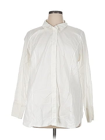 Lane Bryant Long Sleeve Button-Down Shirt (view 1)