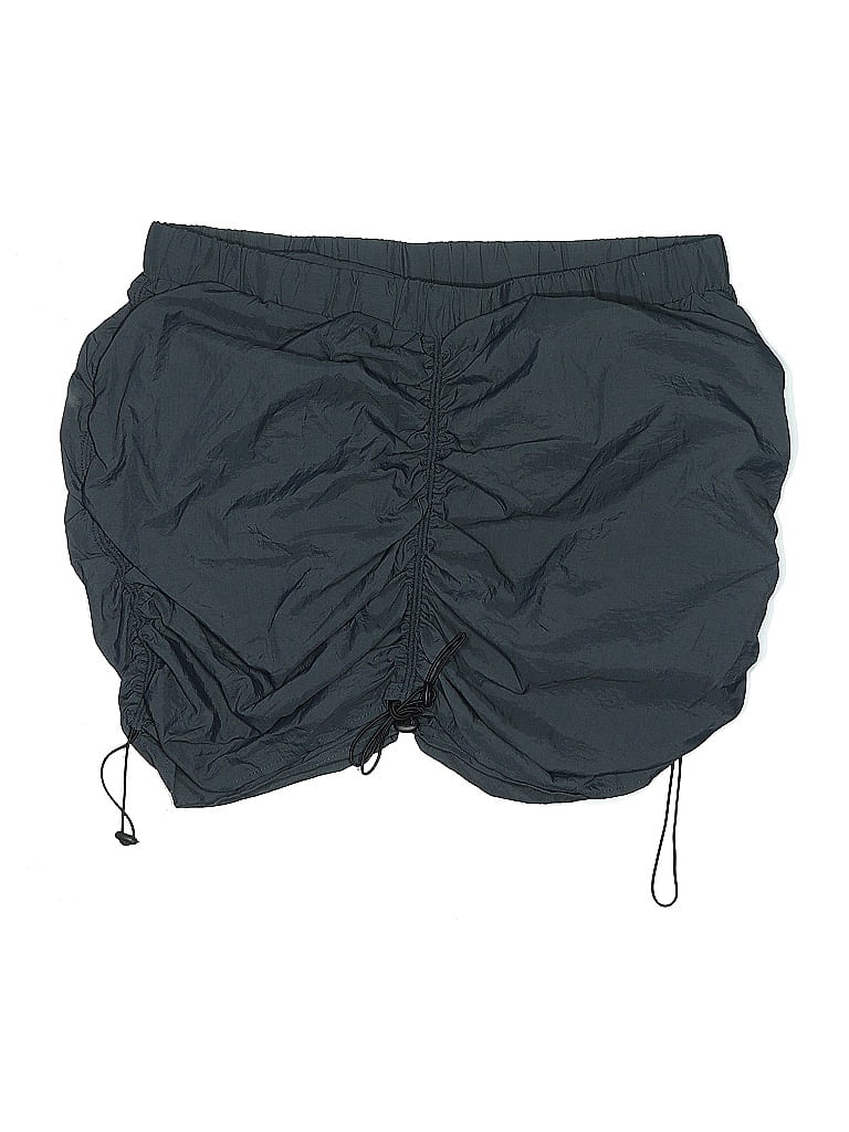 Pre-owned Shein Curve Casual Skirt In Gray