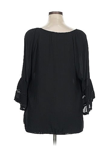 Eyeshadow 3/4 Sleeve Blouse (view 2)