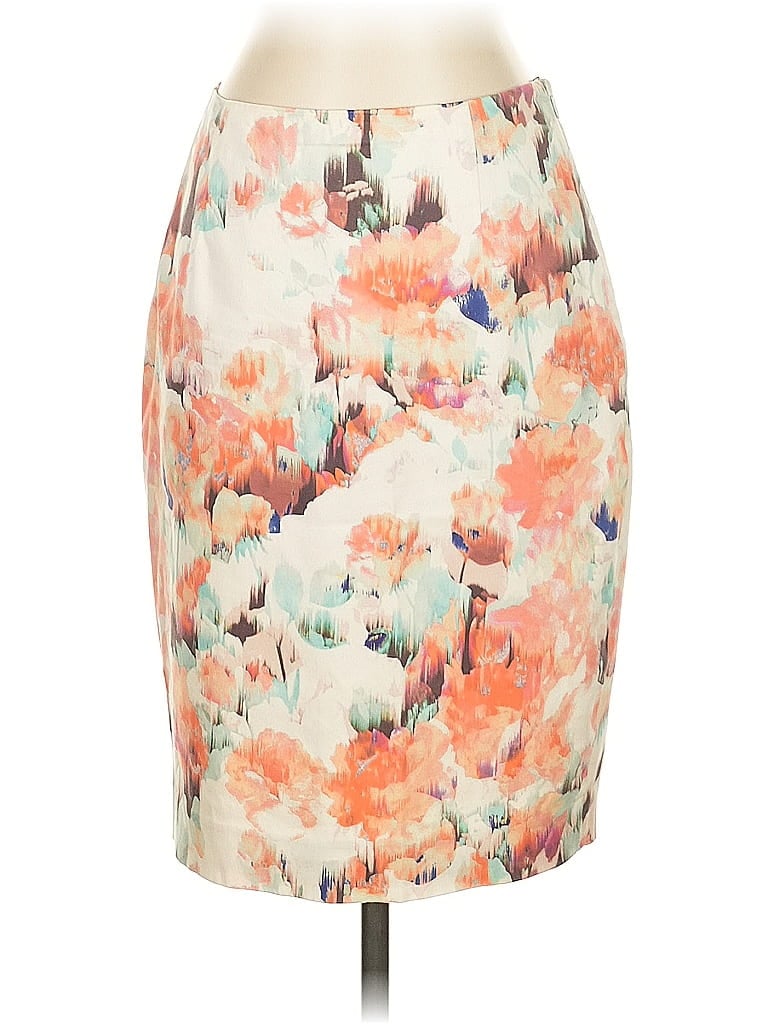 Pre-owned Lk Bennett Formal Skirt In White