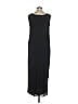 Patra 100% Polyester Solid Black Casual Dress Size 14 - photo 2