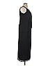 Patra 100% Polyester Solid Black Casual Dress Size 14 - photo 4